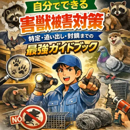 自分でできる害獣被害対策：特定・追い出し・封鎖までの最強ガイドブック