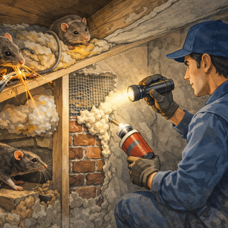 ネズミ駆除の完全攻略：火災リスクを回避し、資産価値を守る「構造封鎖」の真実