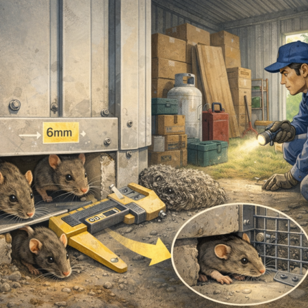 ハツカネズミ対策：わずか6mmの隙間を抜ける「最小の侵入者」から倉庫・物置を守る